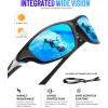 image:imageKALIYADI 4 Pack Polarized SunglassesMen Sports Sunglasses Mens Sunglasses UV Protection for Fishing Driving CyclingA13blackGreenRed