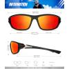 image:imageKALIYADI 4 Pack Polarized SunglassesMen Sports Sunglasses Mens Sunglasses UV Protection for Fishing Driving CyclingAa06blackIce BlueRedNight Vision