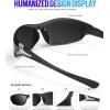 image:imageKALIYADI 4 Pack Polarized SunglassesMen Sports Sunglasses Mens Sunglasses UV Protection for Fishing Driving CyclingB06blackGreen