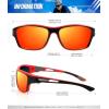 image:imageKALIYADI Polarized Sunglasses for Men Sports Sun Glasses for Driving Cycling Fishing with UV protectionD01 BlackBlueDark BlueRed