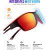 image:imageKALIYADI Polarized Sunglasses for Men Sports Sun Glasses for Driving Cycling Fishing with UV protectionD01 BlackBlueDark BlueRed