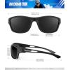 image:imageKALIYADI Polarized Sunglasses for Men Sports Sun Glasses for Driving Cycling Fishing with UV protectionD09 BlackBlueNight VisionNight Vision
