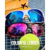 image:imageKALIYADI Sports Sunglasses for Men Polarized Sun Glasses for Men Women Youth Baseball Softball with UV Protection3 Packs BlackBlue GreenRed