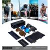 image:imageKALIYADI Sunglasses Men Polarized Sun glasses for Mens Womens Classic Matte Black Frame UV Protection 3pack3 Pack 3 Pack BlackIce BlueBrown