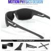 image:imageKALIYADI SunglassesMen Polarized Sports Sunglasses Mens Sunglasses Polarized UV Protection Driving Running Cycling OutdoorC02ice Blue