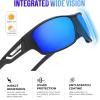 image:imageKALIYADI SunglassesMen Polarized Sports Sunglasses Mens Sunglasses Polarized UV Protection Driving Running Cycling OutdoorC03dark Blue