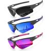 (3 Packs) Black/Purplish Red/Dark Blue
