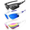 (3 Packs) Black/White & Dark Blue/White & Rainbow