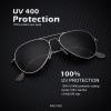 image:imageKALIYADI Classic Aviator Sunglasses for Men Women Driving Sun glasses Polarized Lens UV BlockingE 2 Pack BrownBlackish Green Gradient