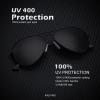 image:imageKALIYADI Classic Aviator Sunglasses for Men Women Driving Sun glasses Polarized Lens UV BlockingF 3 Pack PinkBrownPurple Gradient