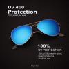 image:imageKALIYADI Classic Aviator Sunglasses for Men Women Driving Sun glasses Polarized Lens UV BlockingF 3 PackbluePinkGrey