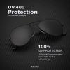 image:imageKALIYADI Classic Aviator Sunglasses for Men Women Driving Sun glasses Polarized Lens UV BlockingF 3 PackgreyRedDark Blue