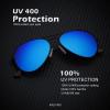 image:imageKALIYADI Classic Aviator Sunglasses for Men Women Driving Sun glasses Polarized Lens UV BlockingF 3 PackgreyRedDark Blue
