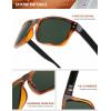 image:imageKALIYADI Mens SunGlasses Polarized SunglassesMen Classic Sunglasses with UV400 Protection for Fishing Golf DrivingGreyG15BrownIce Blue