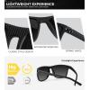 image:imageKALIYADI Mens SunGlasses Polarized SunglassesMen Classic Sunglasses with Ultraviolet Protection for Driving Fishing Golf13 BlackIce BlueBrownNight Vision