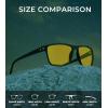 image:imageKALIYADI Mens SunGlasses Polarized SunglassesMen Classic Sunglasses with Ultraviolet Protection for Driving Fishing Golf14 Night VisionBlack