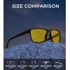 image:imageKALIYADI Mens SunGlasses Polarized SunglassesMen Classic Sunglasses with Ultraviolet Protection for Driving Fishing Golf15 Night VisionBrown