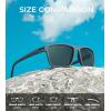 image:imageKALIYADI Polarized Sunglasses for Men Lightweight Sun Glasses with UV Protection for Driving Fishing Golf3 Pack Z Frame Greylens BlackGreenRed
