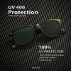 image:imageKALIYADI Polarized Sunglasses for Men and Women Matte Finish Sun glasses Color Mirror Lens UV Blocking 3 PackBlackGreen BlueTortoise