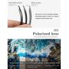 image:imageKALIYADI Polarized Sunglasses for Men and Women Matte Finish Sun glasses Color Mirror Lens UV Blocking 3 PackBlackSliverNight Vision