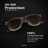 image:imageKALIYADI Polarized Sunglasses for Men and Women Matte Finish Sun glasses Color Mirror Lens UV Blocking 3 PackBlackTortoise BlackGradient Brown