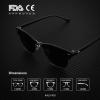 image:imageKALIYADI Polarized Sunglasses for Men and Women SemiRimless Frame Driving Sun glasses UV BlockingA232 Pack Matte Black  Black  Silver Rim  Glossy Blue Green Tortoise  Gradient Brown  Golden Rim