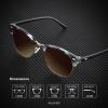 image:imageKALIYADI Polarized Sunglasses for Men and Women SemiRimless Frame Driving Sun glasses UV BlockingC21glossy Blue Green Tortoise  Gradient Brown  Golden Rim