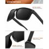 image:imageKALIYADI Polarized Sunglasses for Men and Women Vintage Style Sun Glasses for Fishing Running Driving with UV Protection3 Pack Gradient Grey  Silver Rivet