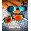 image:imageKALIYADI Polarized SunglassesforMen Sports Sunglasses Mens Sun Glasses with UV400 for Running Fishing GolfA08transparent Blackgreenred