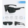image:imageKALIYADI Polarized Youth Baseball Sunglasses Kids Sunglasses for Boys Girls Sports Cycling Running UV400 Protection Age 614A10blackwhiteGreenwhiteRed
