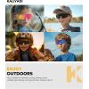 image:imageKALIYADI Polarized Youth Baseball Sunglasses Kids Sunglasses for Boys Girls Sports Cycling Running UV400 Protection Age 614C01greyred