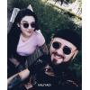 image:imageKALIYADI Round Polarized Sunglasses for Men Women Retro Metal Hippie Circle Style Sun Glasses UV ProtectionC24black  Black  Black
