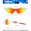 image:imageKALIYADI Sports Sunglasses for Men Polarized Mens Sunglasses Polarized UV400 Protection for Cycling Baseball 3 Packs