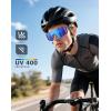 image:imageKALIYADI Sports SunglassesMen PolarizedMensSunglasses Women Running Sun Glasses with UV400 for Fishing CyclingC02blackdark Bluered