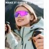image:imageKALIYADI Sports SunglassesMen PolarizedMensSunglasses Women Running Sun Glasses with UV400 for Fishing CyclingC02blackdark Bluered
