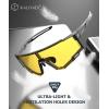 image:imageKALIYADI Sports SunglassesMen PolarizedMensSunglasses Women Running Sun Glasses with UV400 for Fishing CyclingC07blackdark Bluenight Vision