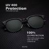 image:imageKALIYADI Sunglasses Men Polarized Sunglasses for Men Women Unisex SemiRimless Frame Retro Driving Sun Glasses UV BlockingD053 Pack Tortoise G15Silver BlackBlack G15
