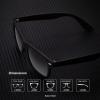 image:imageKALIYADI Sunglasses Men Polarized Sunglasses for Men Women Unisex SemiRimless Frame Retro Driving Sun Glasses UV BlockingD123 Pack Matte Black Frame Gradient Black Lens