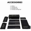 image:imageKALIYADI Sunglasses Men Polarized Sunglasses for Men Women Unisex SemiRimless Frame Retro Driving Sun Glasses UV BlockingD123 PackblackSilver BlackBlack Pink