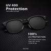 image:imageKALIYADI Sunglasses Men Polarized Sunglasses for Men Women Unisex SemiRimless Frame Retro Driving Sun Glasses UV BlockingD183 PackblackSilver BlackTortoise Brown