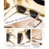 image:imageKALIYADI WomensSunglasses Polarized SunglassesWomens Trendy Retro Sun Glasses with UV Protection for Travel DrivingA13pinkIce BluePurple