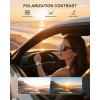 image:imageKALIYADI WomensSunglasses PolarizedSunglasses for Women Retro Trendy Sun Glasses With UV400 Protection for Driving TravelZ01bright Gradual Tea Frame Gradual Tea Lens