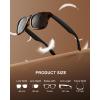 image:imageKALIYADI WomensSunglasses PolarizedSunglasses for Women Retro Trendy Sun Glasses With UV400 Protection for Driving TravelZ06bright Transparent Frame Purple Lens