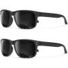 (2 Pack) Grey & Silver Rivet/Grey & Black Rivet
