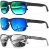 (3 Pack) Dark Blue/Green/Silver