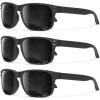 (3 Pack) Grey & Black Rivet/Grey & Silver Rivet/Grey & Red Rivet