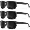 (3 Pack) Grey & Silver Rivet