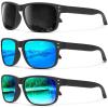(3 Pack) Grey/Ice Blue/Green