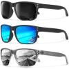 (3 Pack) Grey/Ice Blue/Silver