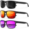 (3 Pack) Grey/Orange/Fuchsia